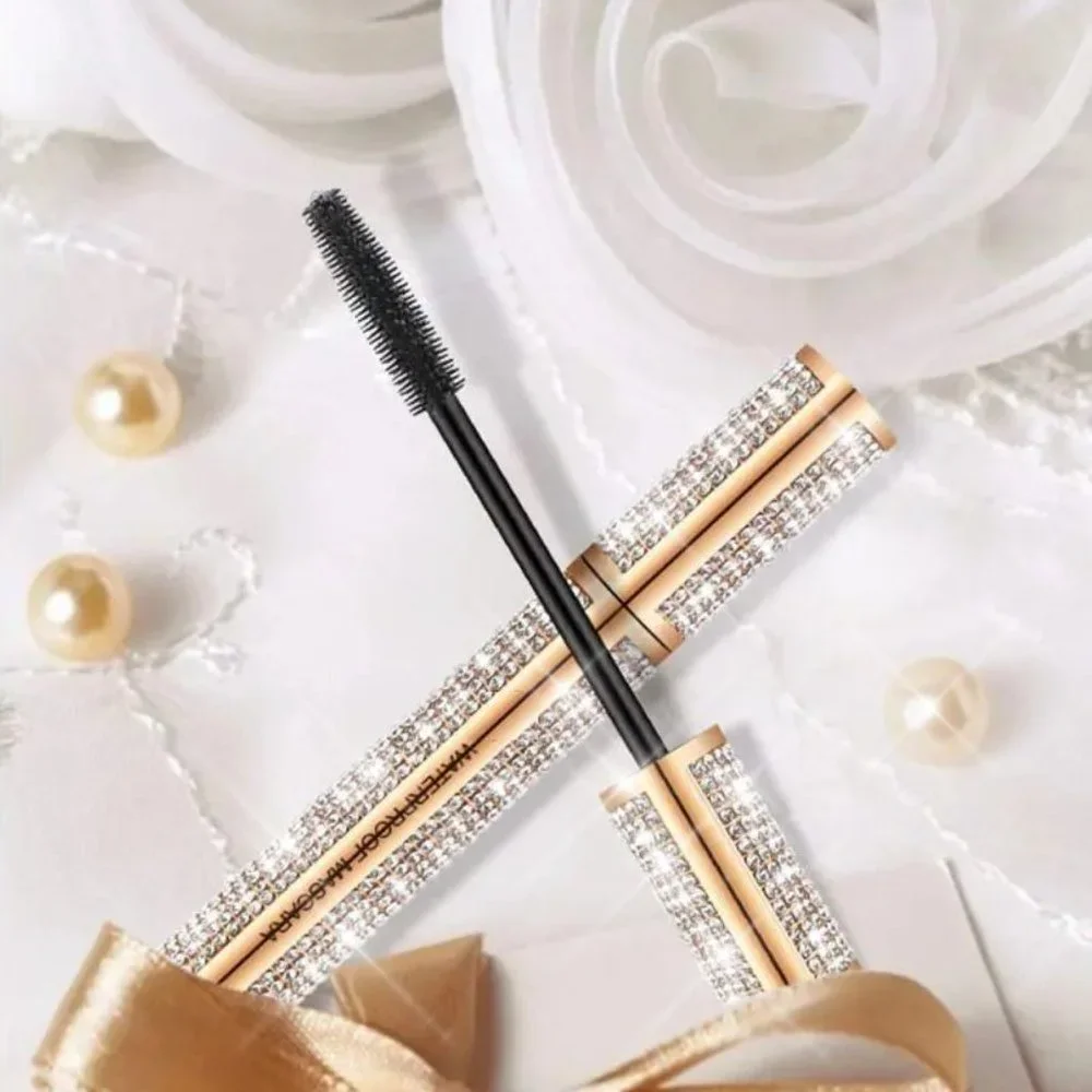 NWT Sparkling Bling Crystal Rhinestone Black Mascara Makeup Cosmetics +Gift!